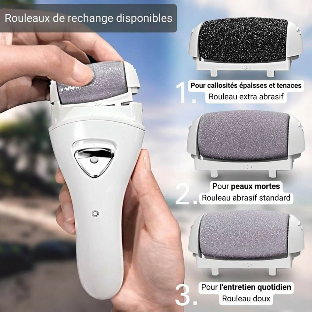 Cleanfeet® Râpe à pieds élimine les callosités des pieds
