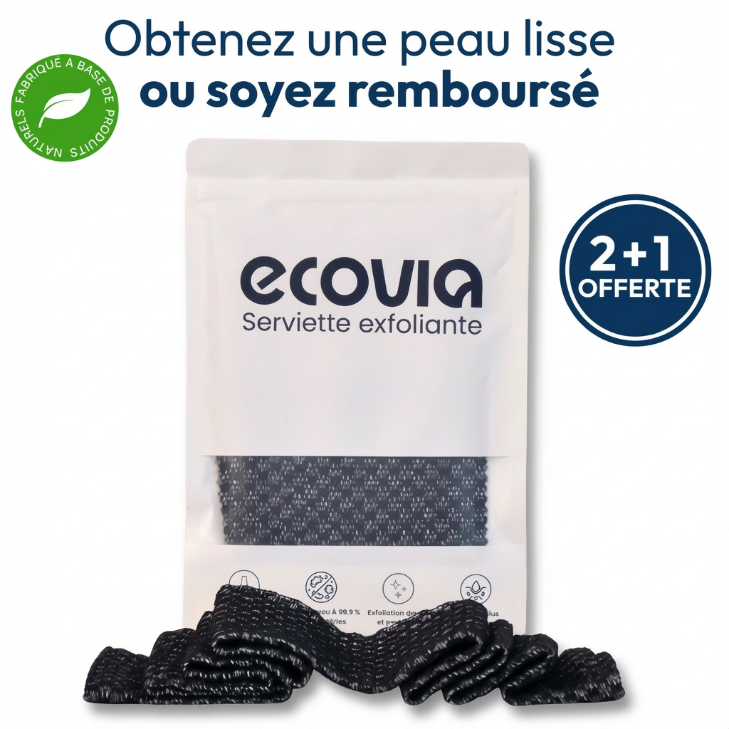 Serviette de douche exfoliante Ecovia
