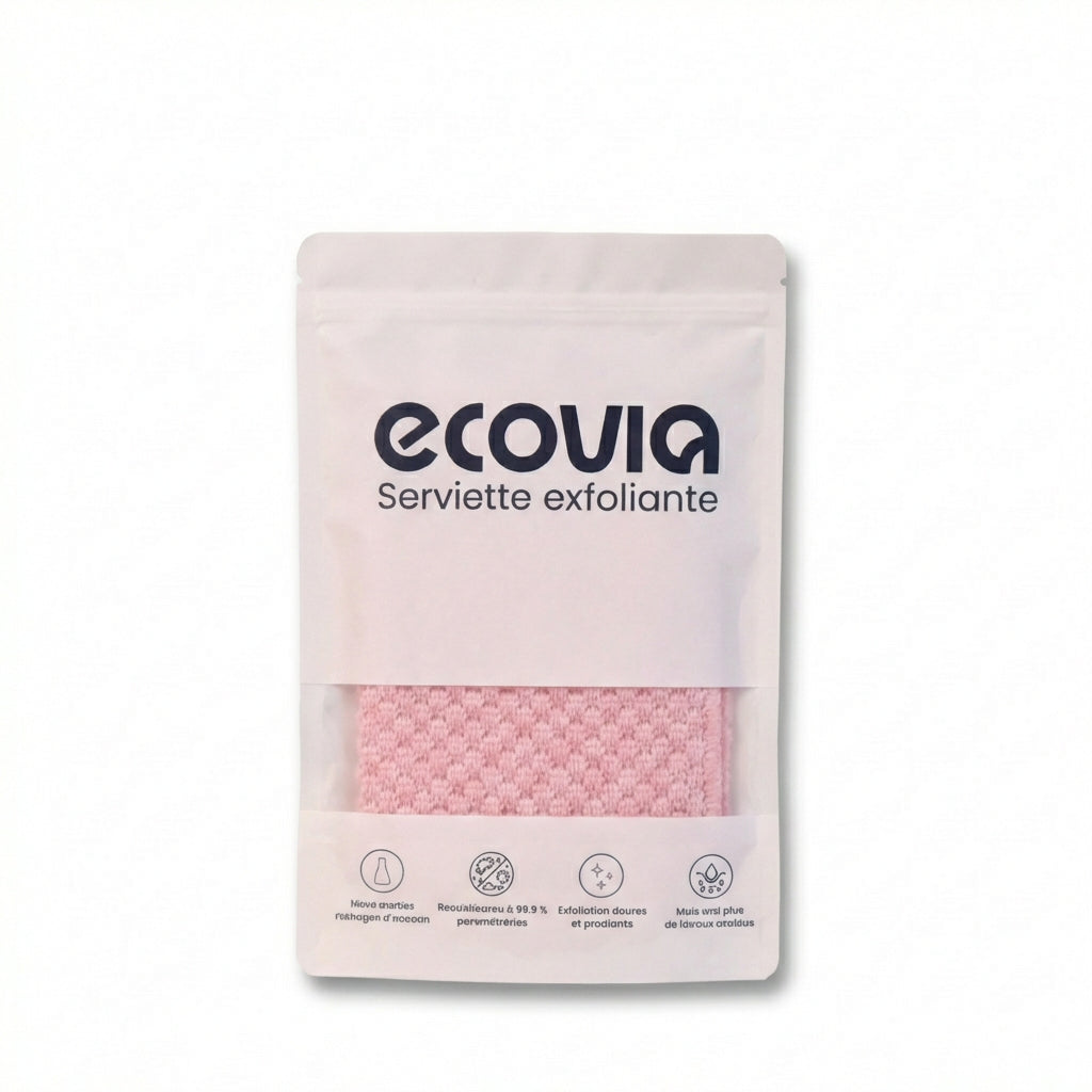 Serviette de douche exfoliante Ecovia